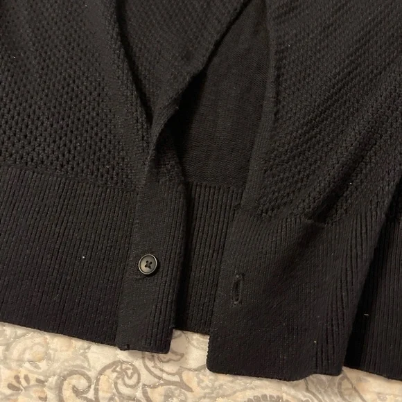 Lululemon Bhakti Life Sweater Women 8
Black Vented Yoga Activewear Knit Slit - Picture 7 of 13